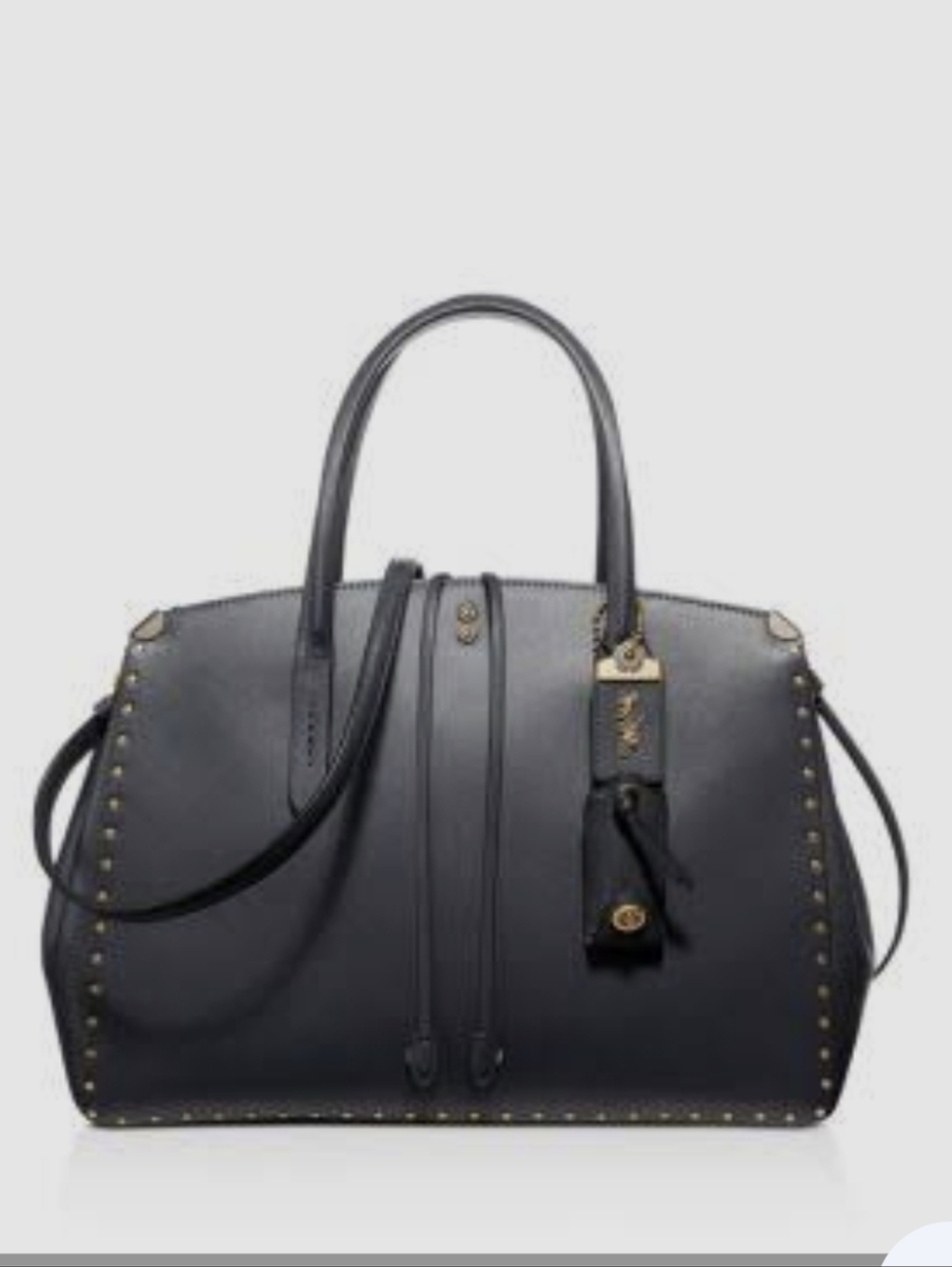 Coach 1941 Cooper Carryall Rivets Midnight Blue/oxblood Interior